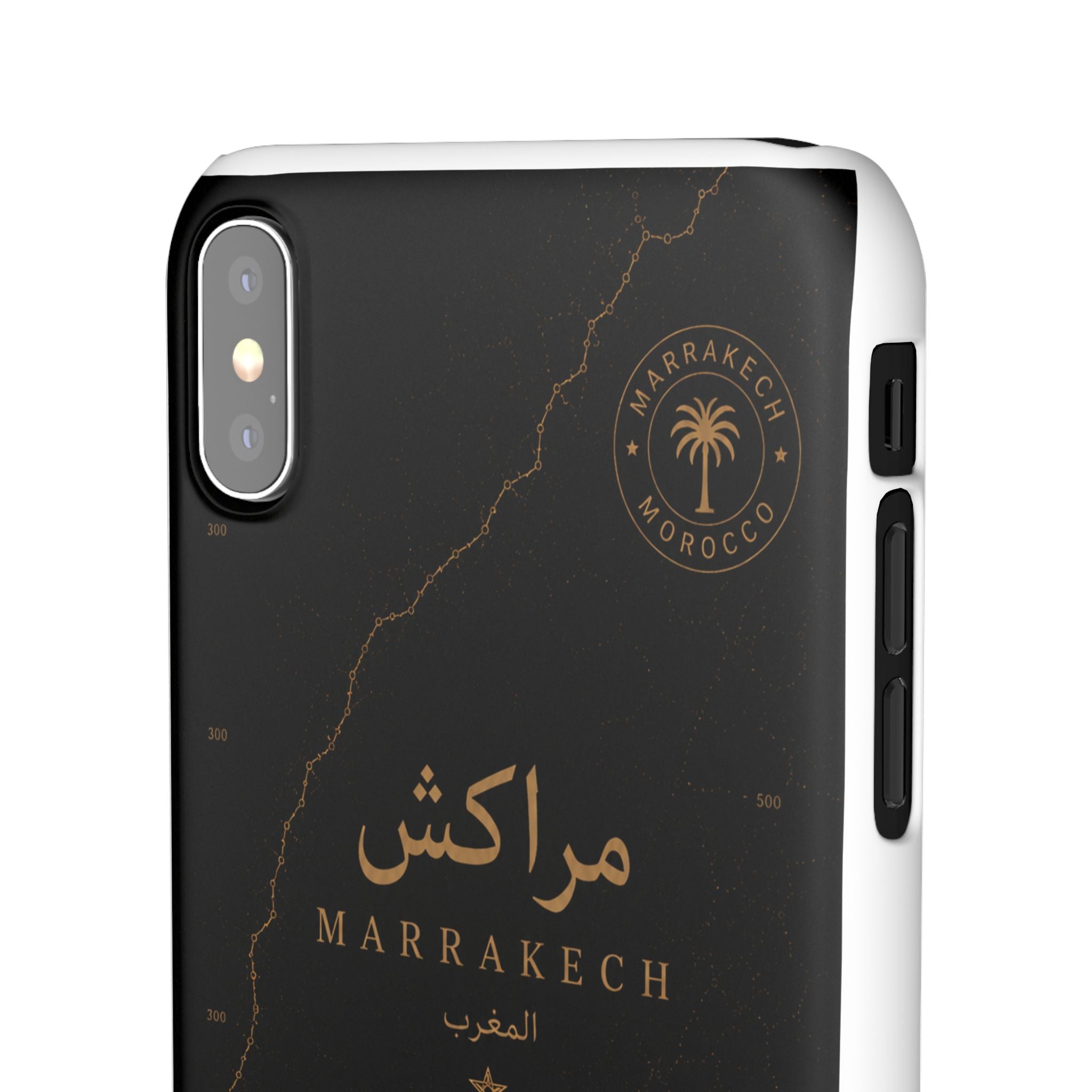 Coque Marrakech — Marbre Noir & Or | ATLAS