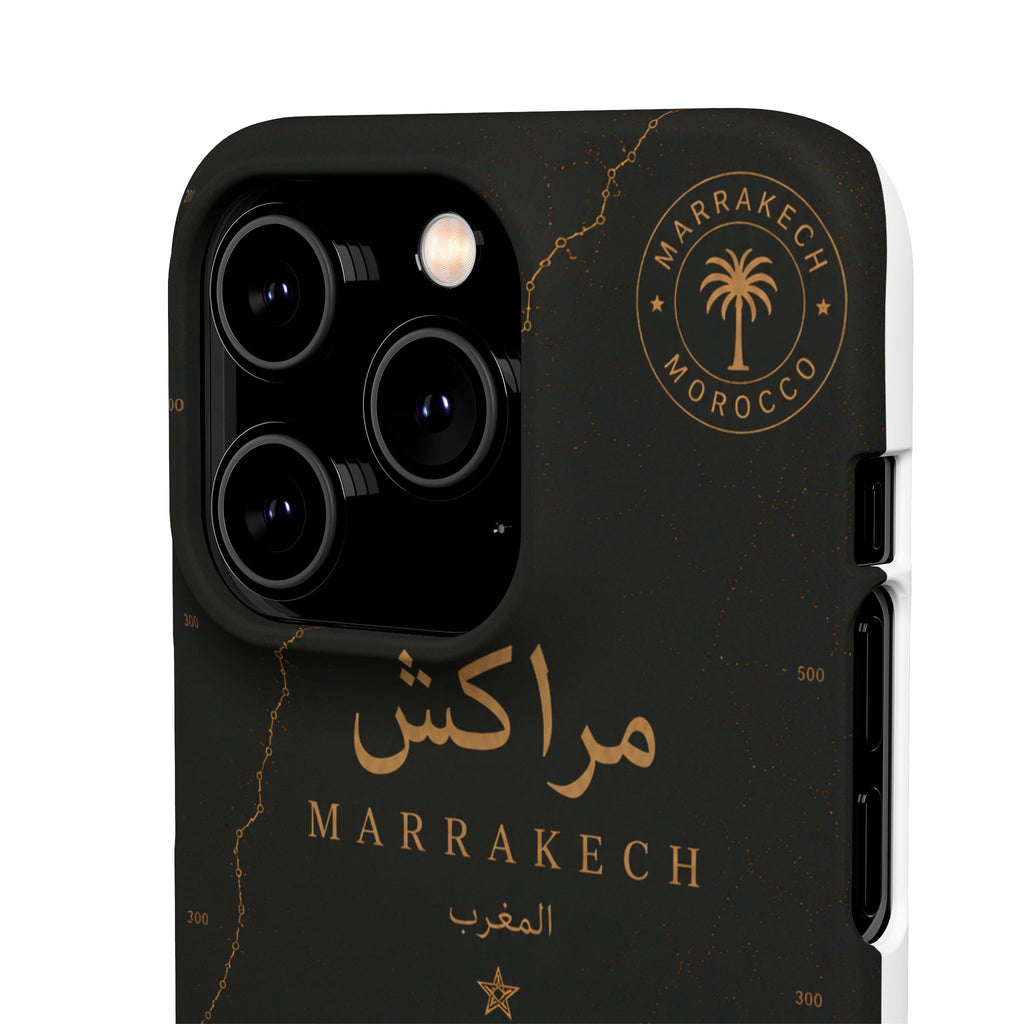 Coque Marrakech — Marbre Noir & Or | ATLAS