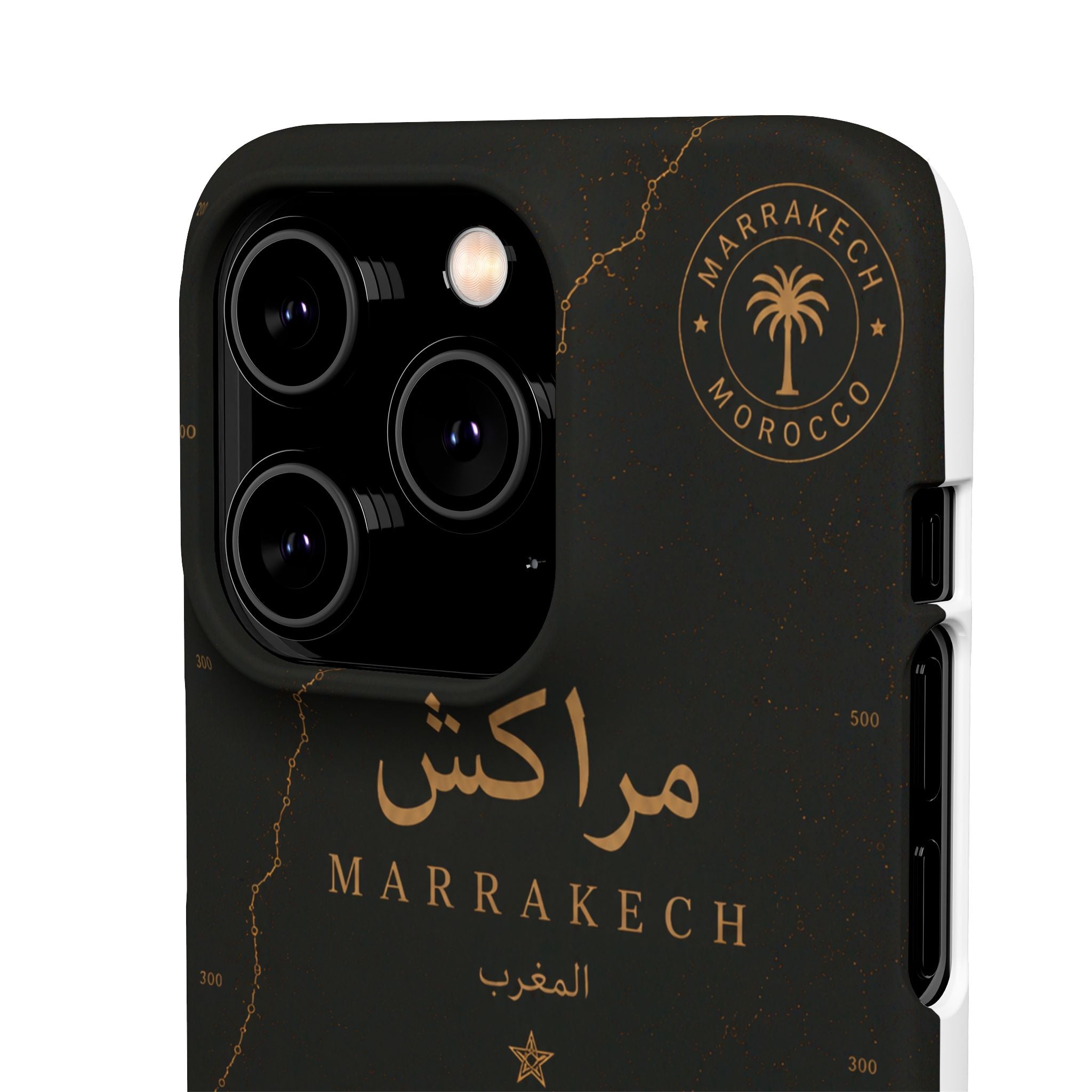 Coque Marrakech — Marbre Noir & Or | ATLAS