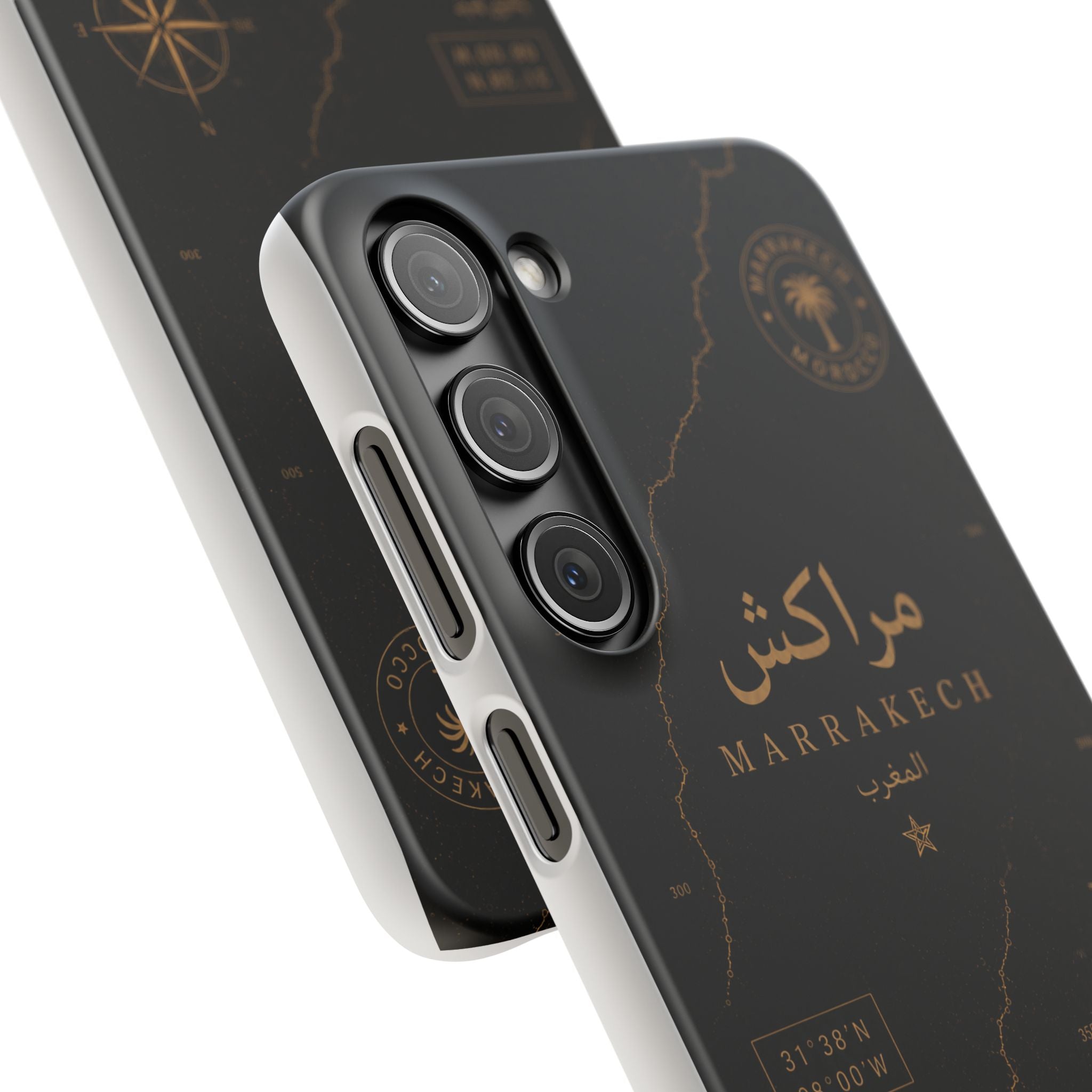 Coque Marrakech — Marbre Noir & Or | ATLAS