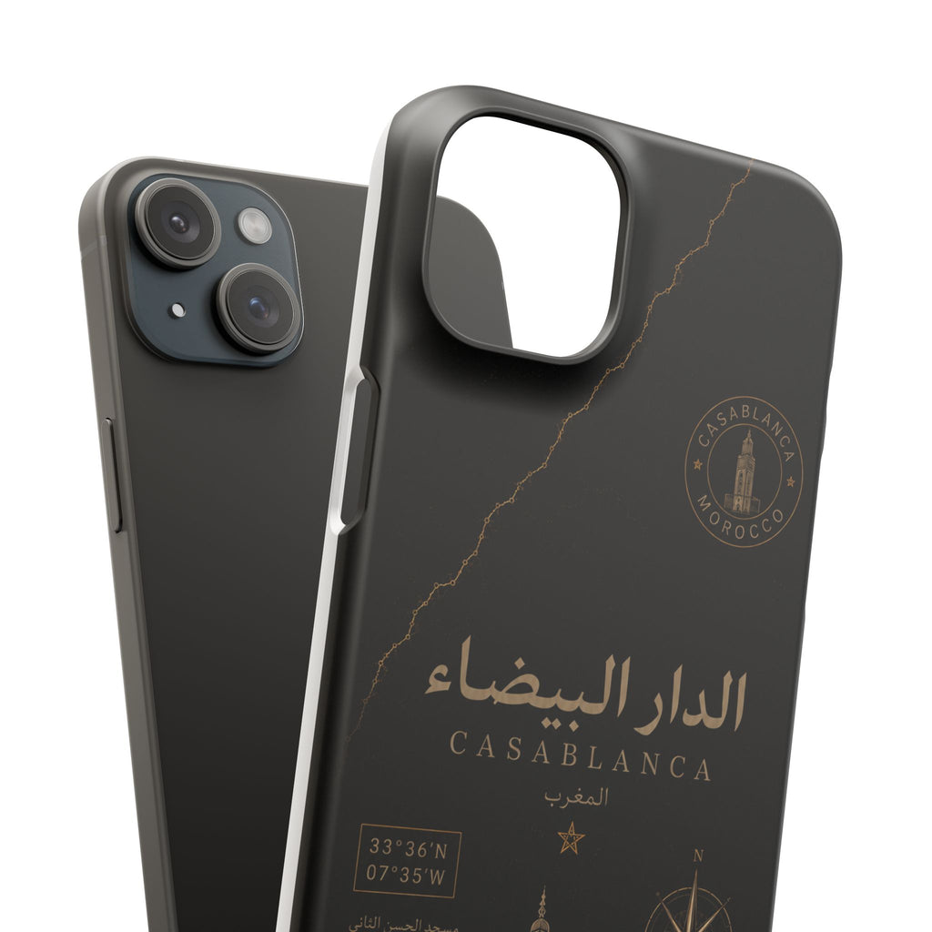 Coque Casablanca — Marbre Noir & Or | ATLAS