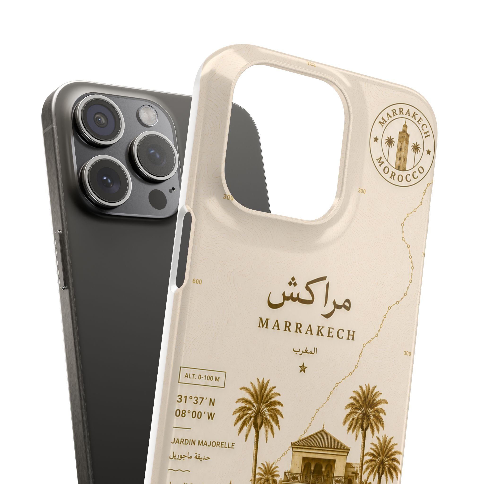 Coque Marrakech — Jardin Majorelle, Édition Sépia | ATLAS