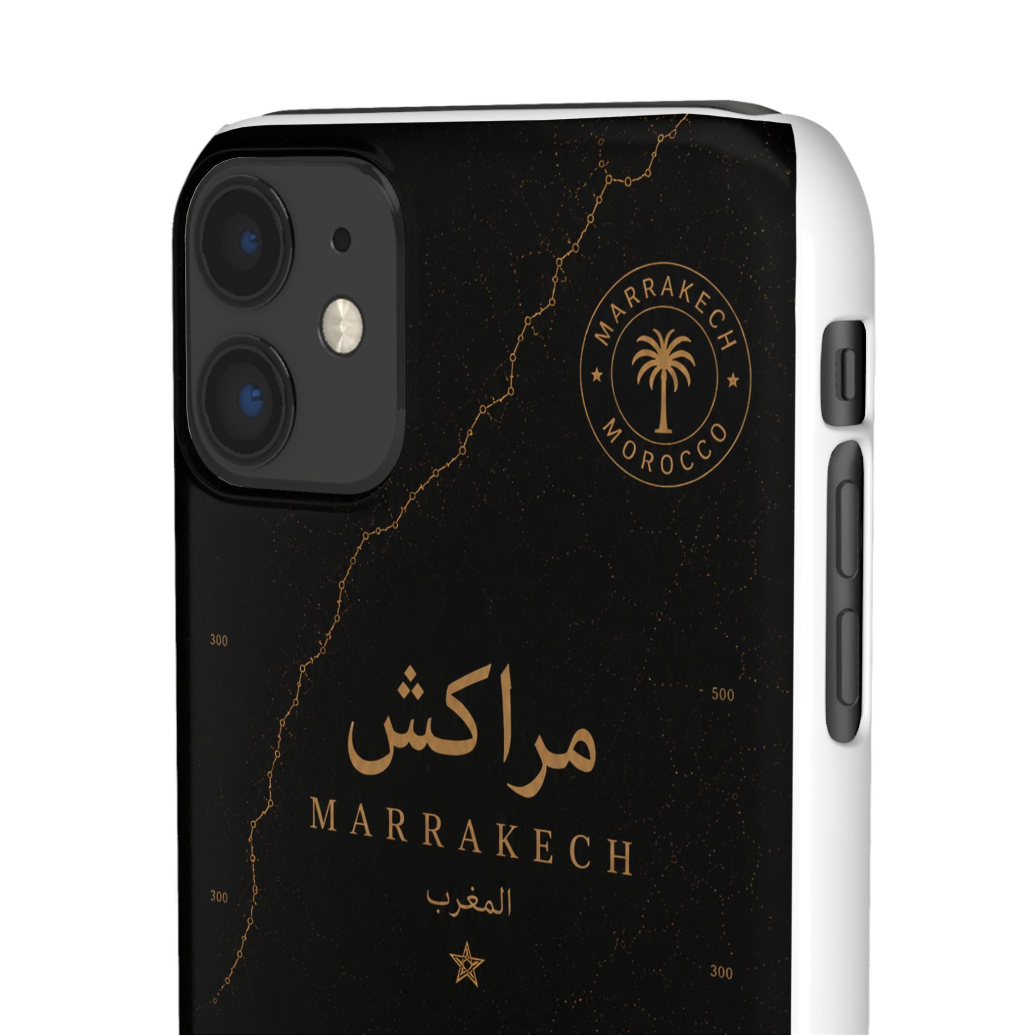 Coque Marrakech — Marbre Noir & Or | ATLAS