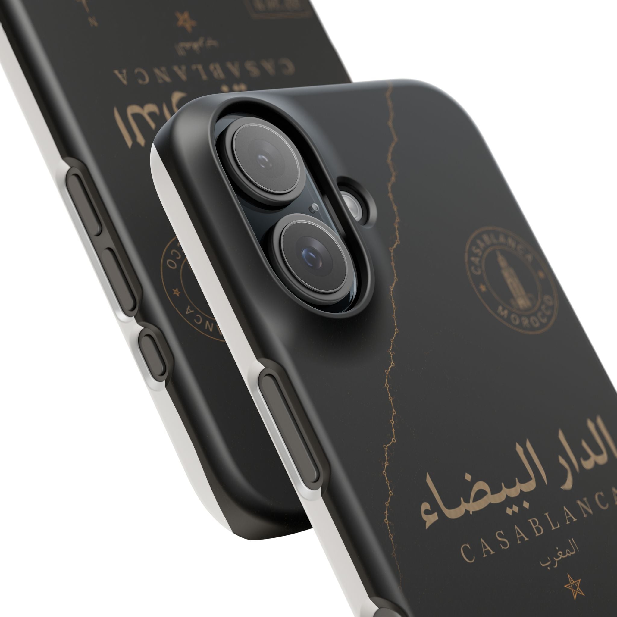 Coque Casablanca — Marbre Noir & Or | ATLAS