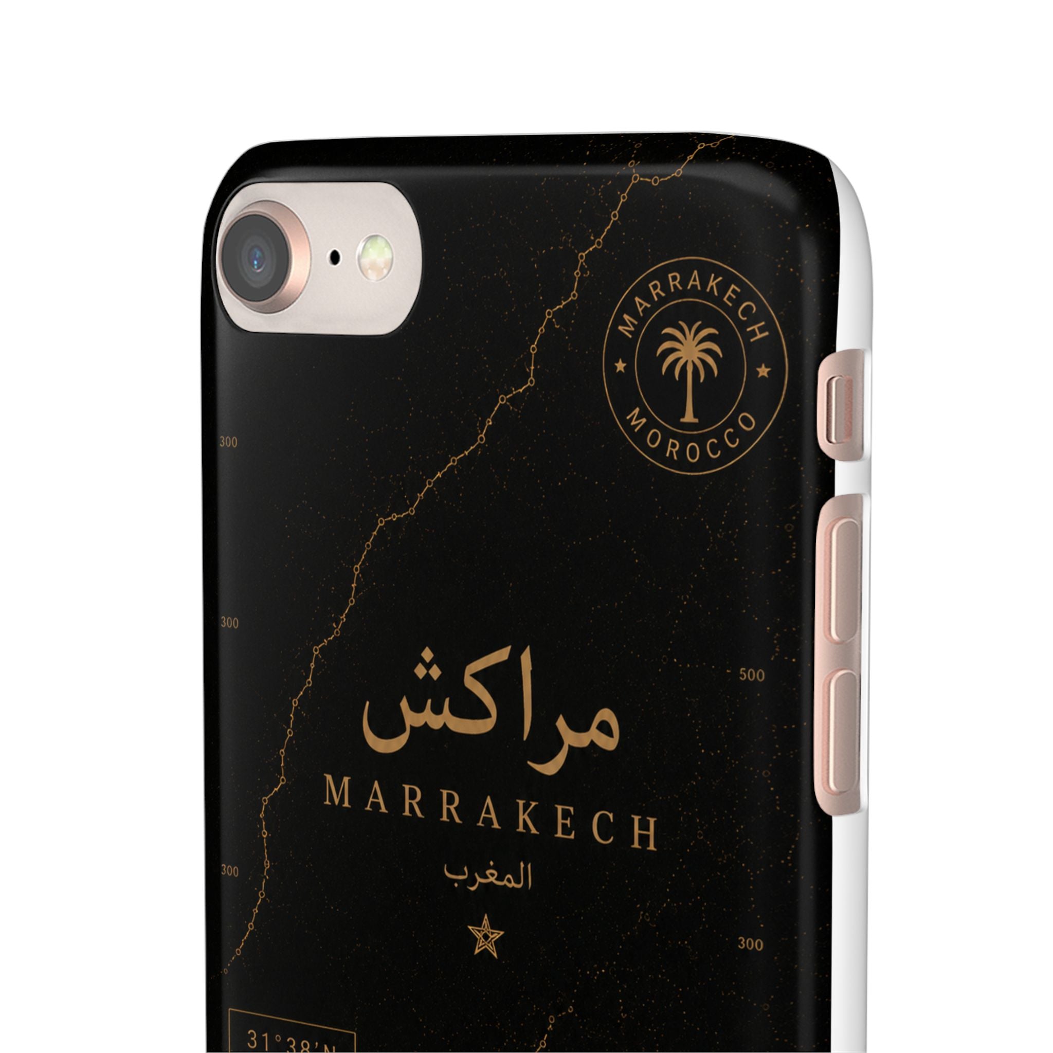 Coque Marrakech — Marbre Noir & Or | ATLAS