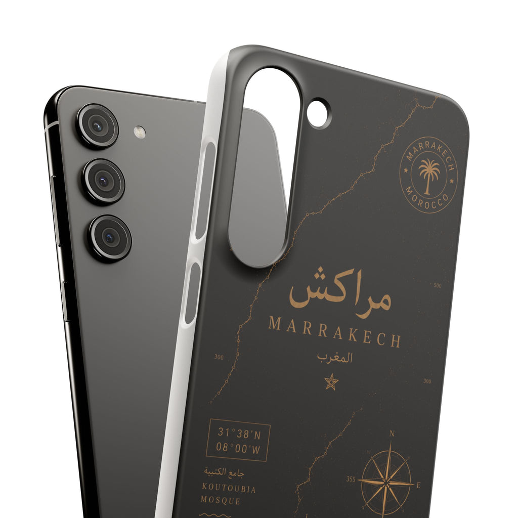 Coque Marrakech — Marbre Noir & Or | ATLAS