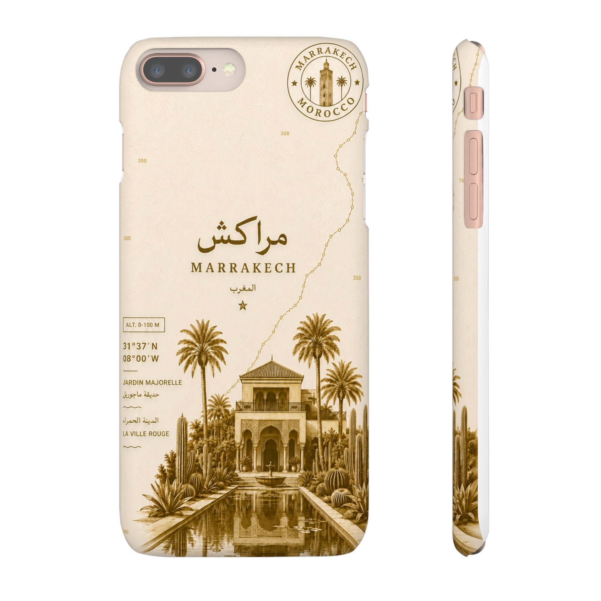 Coque Marrakech — Jardin Majorelle, Édition Sépia | ATLAS