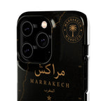 Coque Marrakech — Marbre Noir & Or | ATLAS