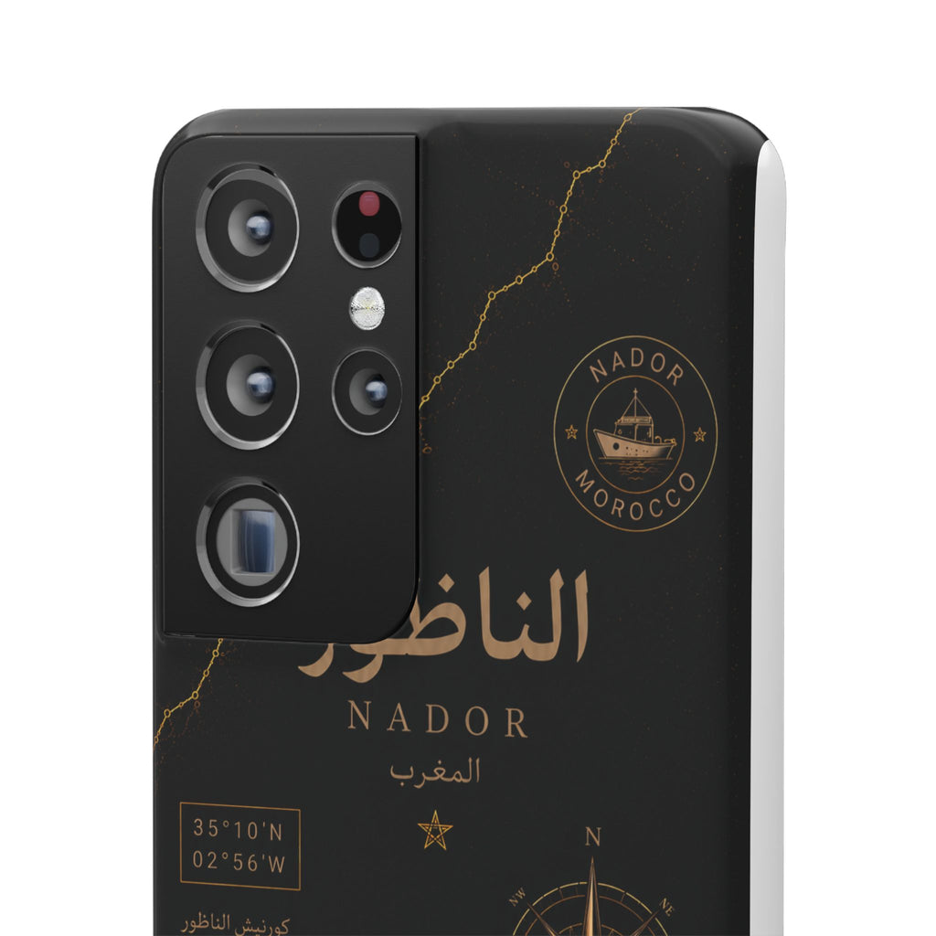 Coque Nador — Marbre Noir & Or | ATLAS