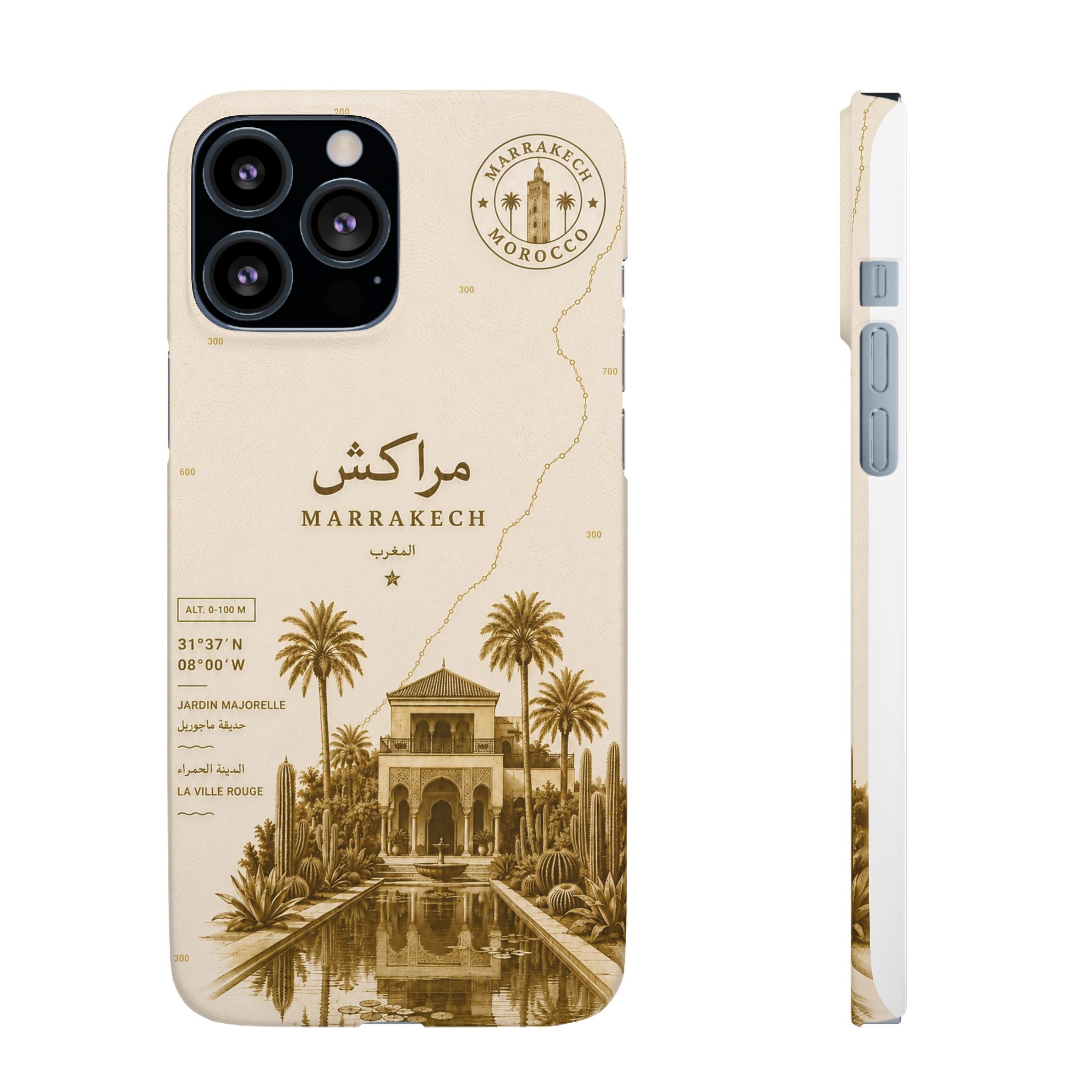 Coque Marrakech — Jardin Majorelle, Édition Sépia | ATLAS
