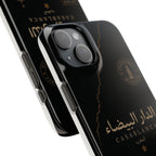 Coque Casablanca — Marbre Noir & Or | ATLAS