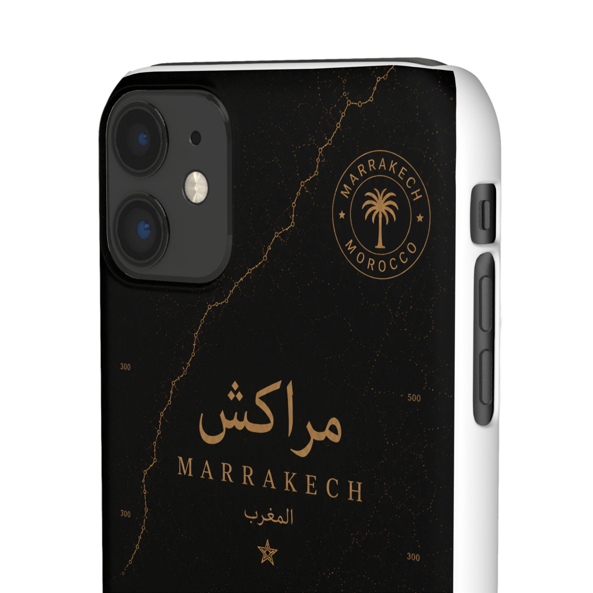 Coque Marrakech — Marbre Noir & Or | ATLAS