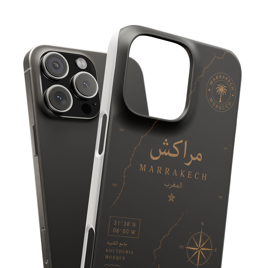 Coque Marrakech — Marbre Noir & Or | ATLAS