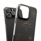 Coque Marrakech — Marbre Noir & Or | ATLAS
