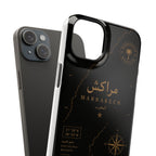 Coque Marrakech — Marbre Noir & Or | ATLAS