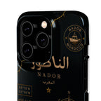 Coque Nador — Marbre Noir & Or | ATLAS