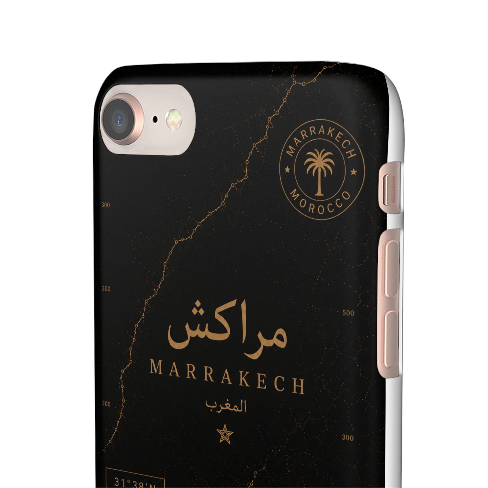 Coque Marrakech — Marbre Noir & Or | ATLAS
