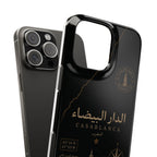 Coque Casablanca — Marbre Noir & Or | ATLAS