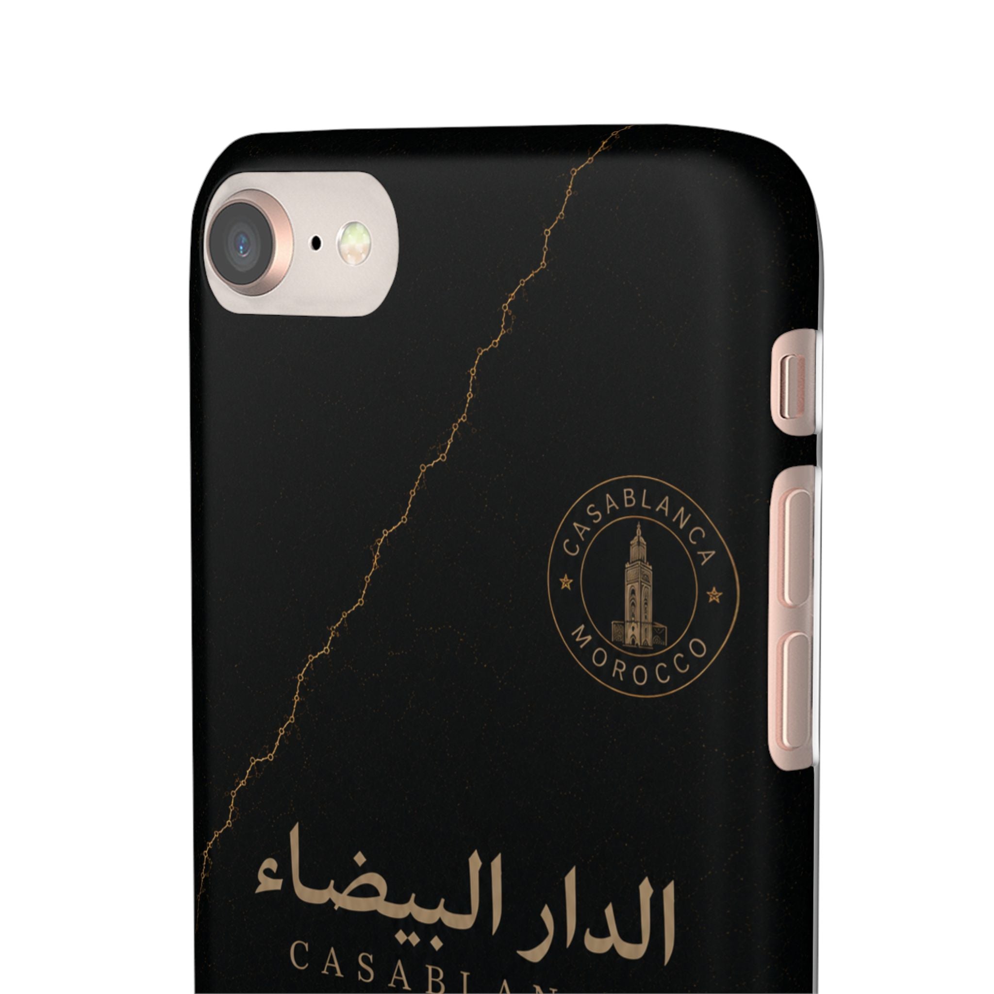 Coque Casablanca — Marbre Noir & Or | ATLAS