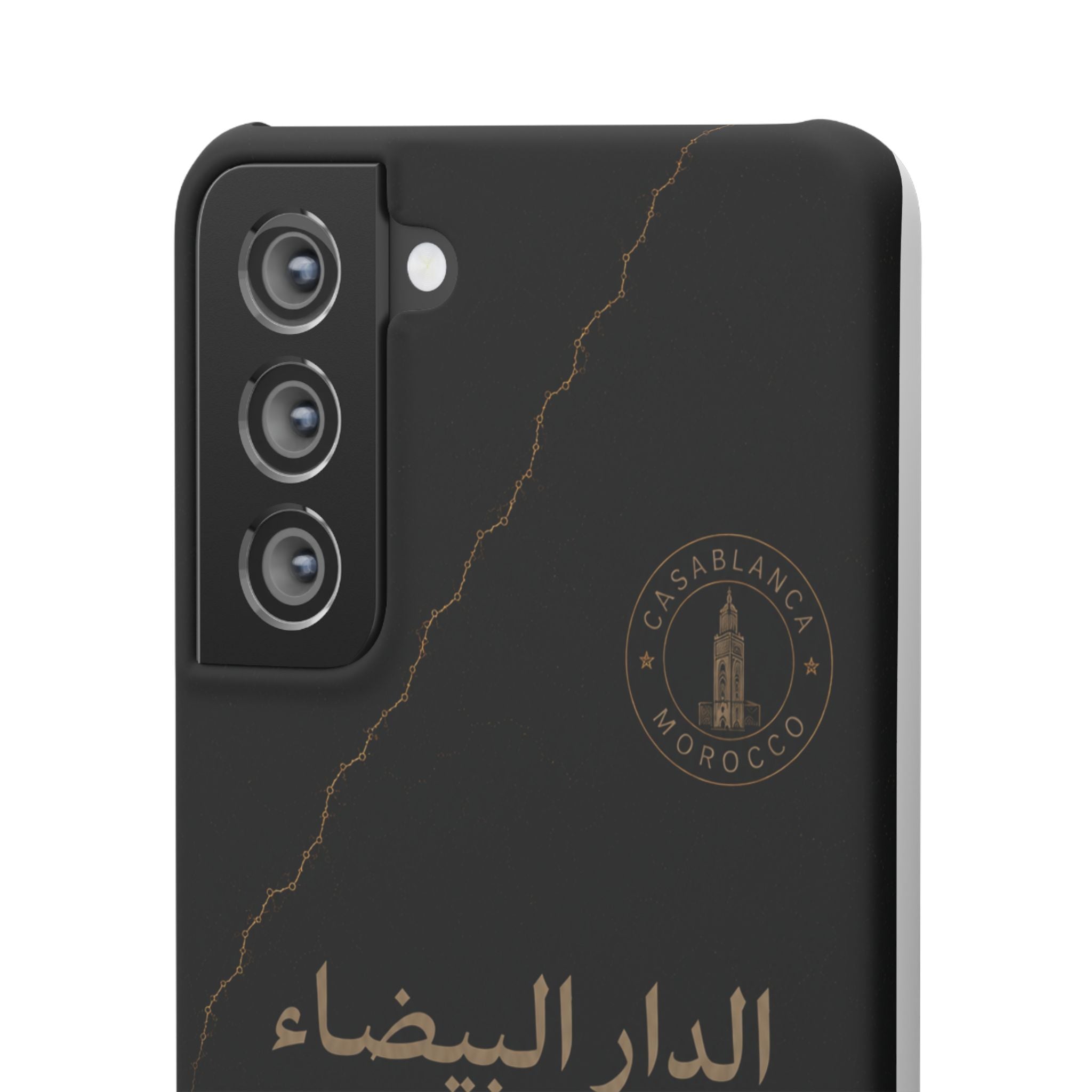 Coque Casablanca — Marbre Noir & Or | ATLAS