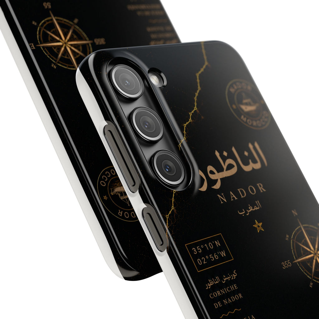 Coque Nador — Marbre Noir & Or | ATLAS