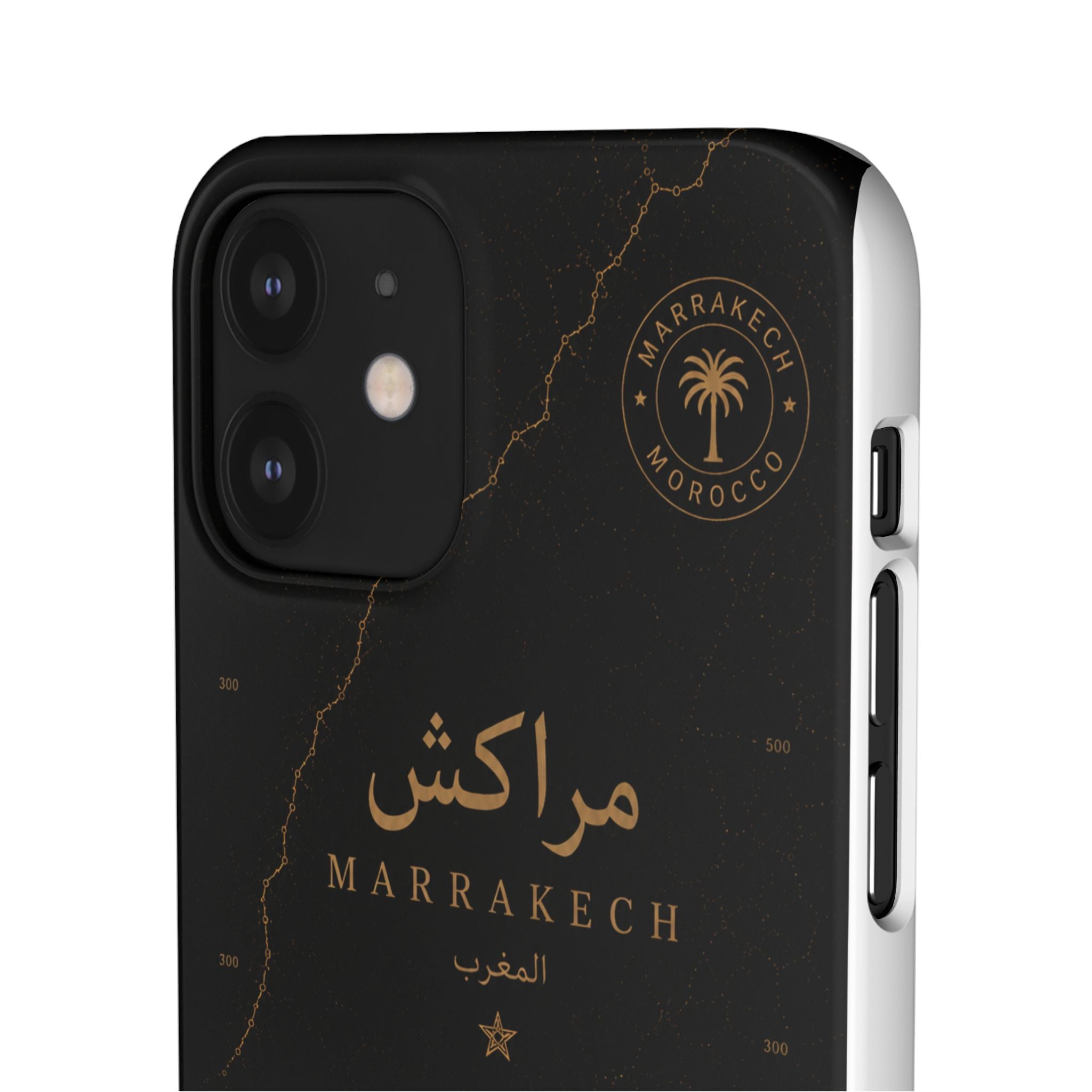 Coque Marrakech — Marbre Noir & Or | ATLAS