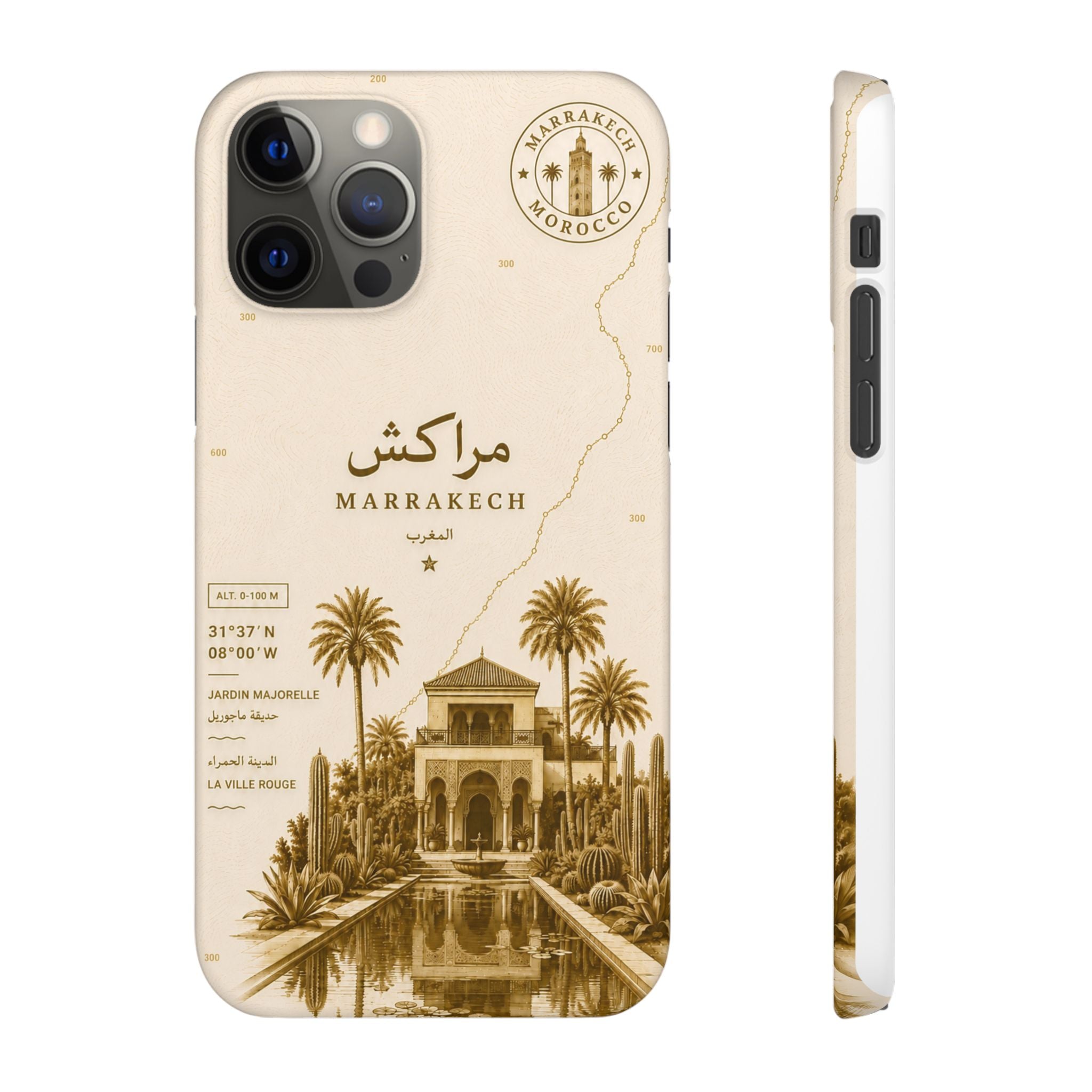 Coque Marrakech — Jardin Majorelle, Édition Sépia | ATLAS