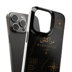 Coque Marrakech — Marbre Noir & Or | ATLAS