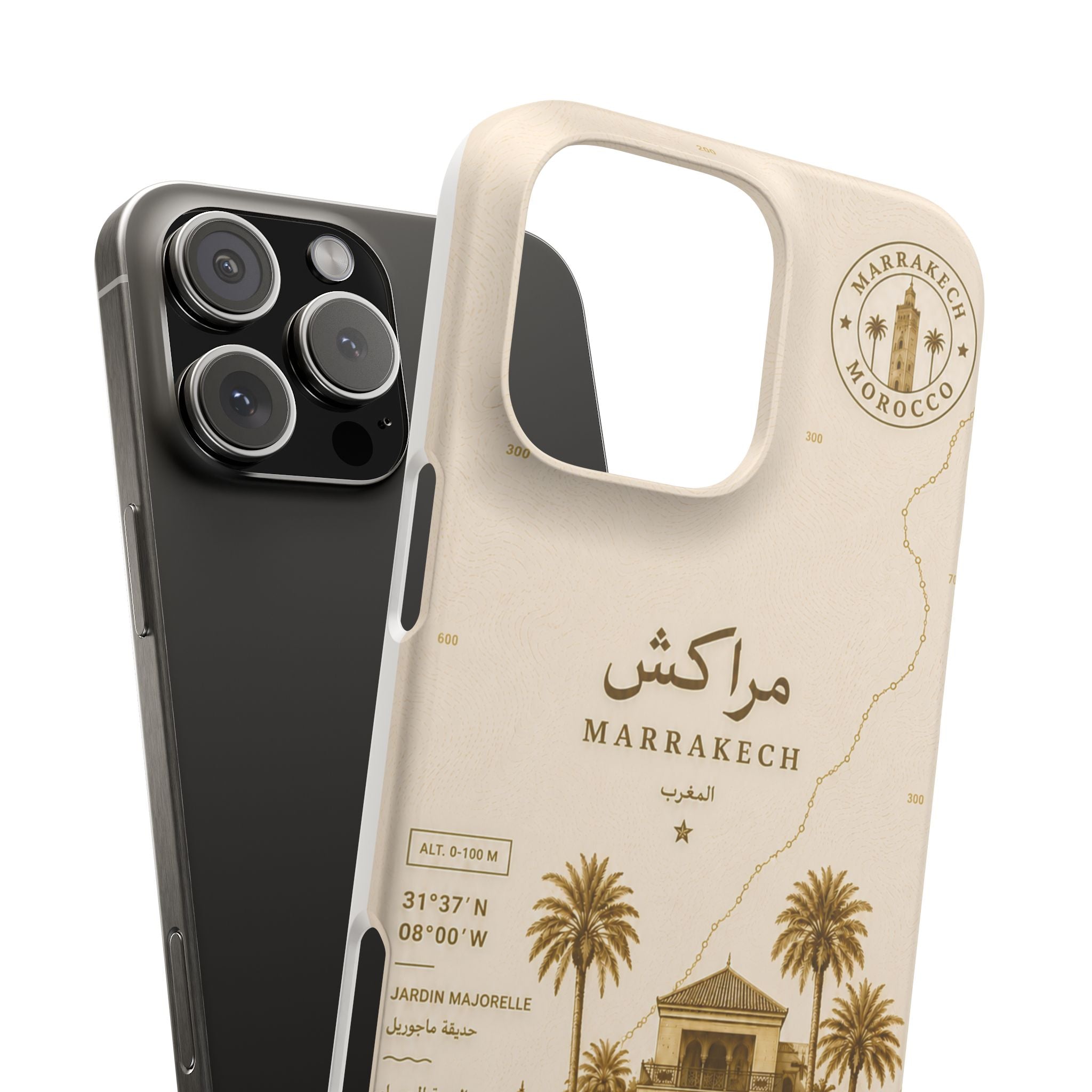 Coque Marrakech — Jardin Majorelle, Édition Sépia | ATLAS