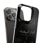 Coque Casablanca — Marbre Noir & Or | ATLAS