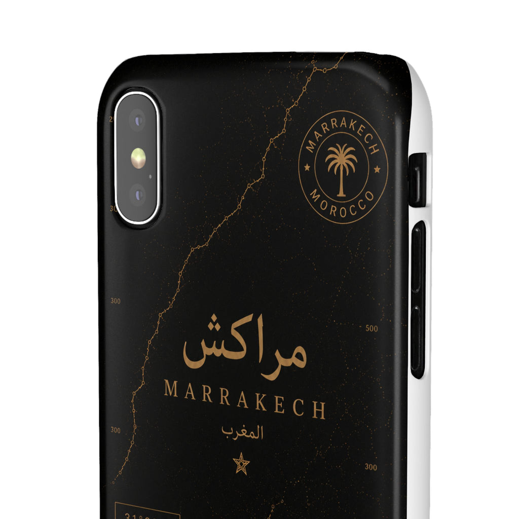 Coque Marrakech — Marbre Noir & Or | ATLAS