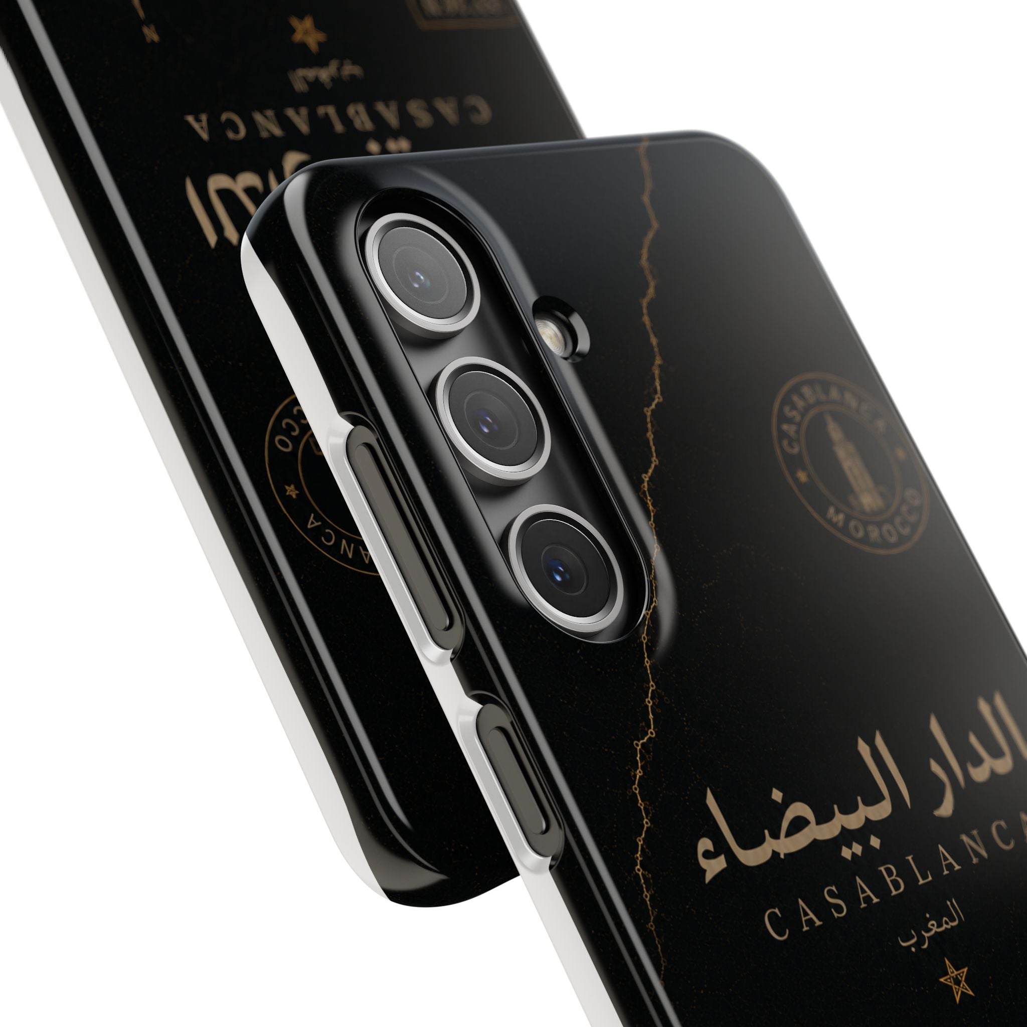 Coque Casablanca — Marbre Noir & Or | ATLAS