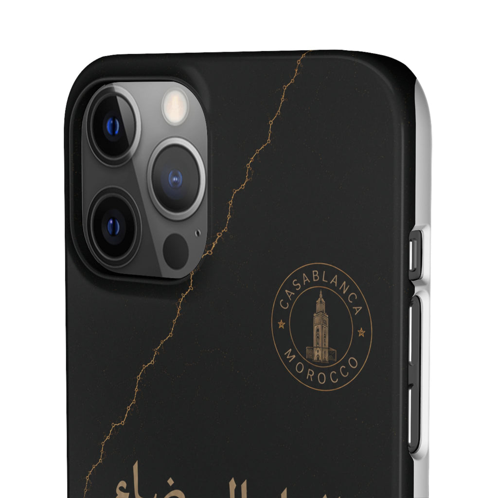 Coque Casablanca — Marbre Noir & Or | ATLAS