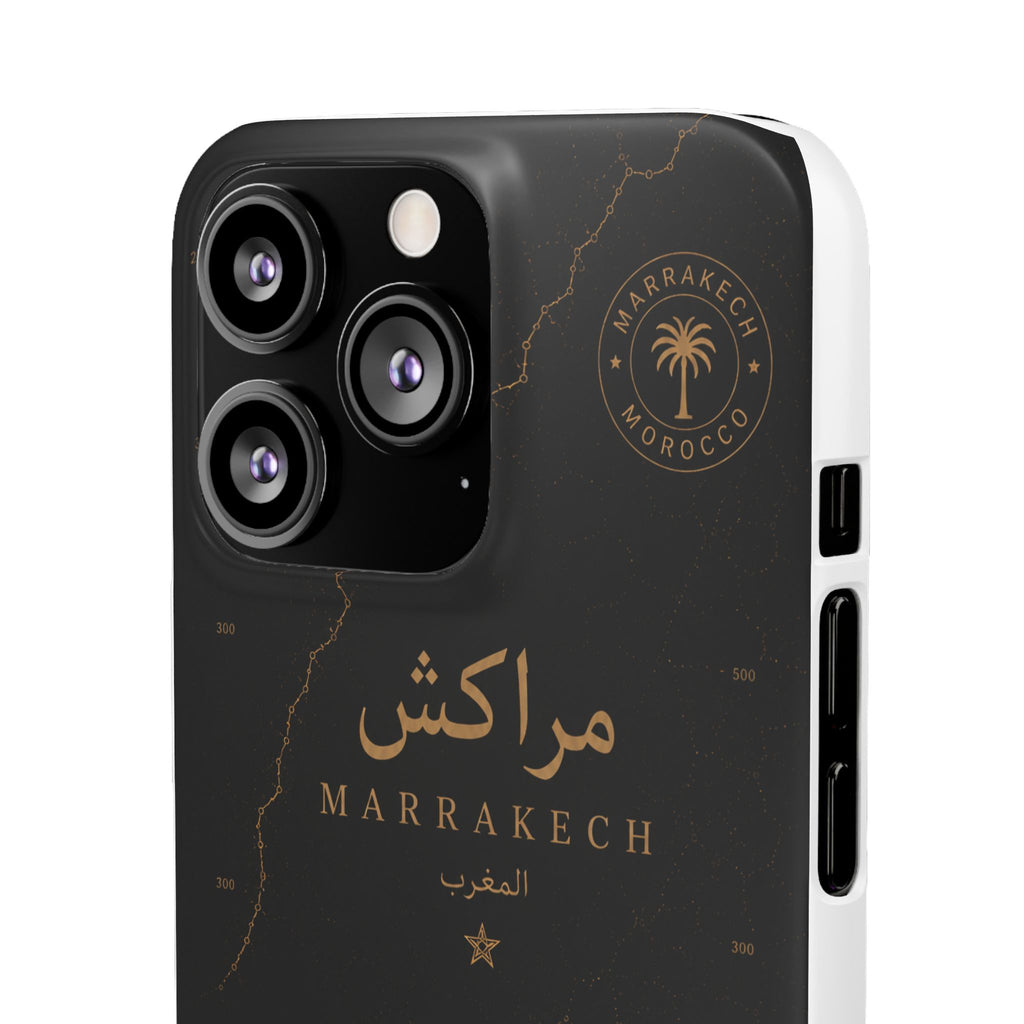Coque Marrakech — Marbre Noir & Or | ATLAS