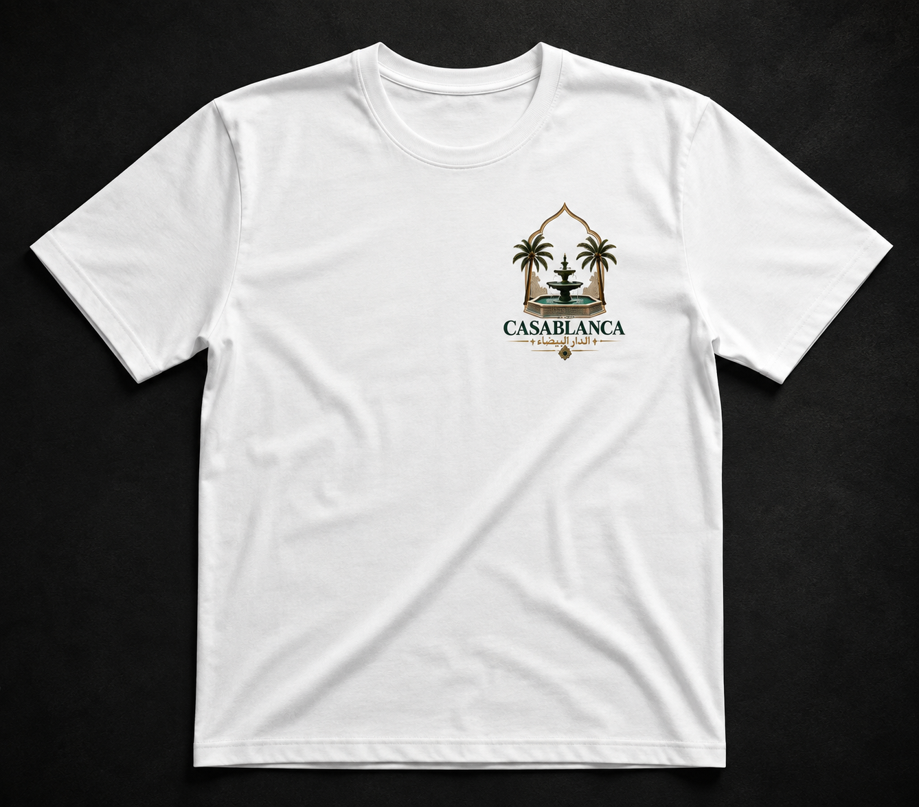 T-shir blanc – Casablanca Sunset